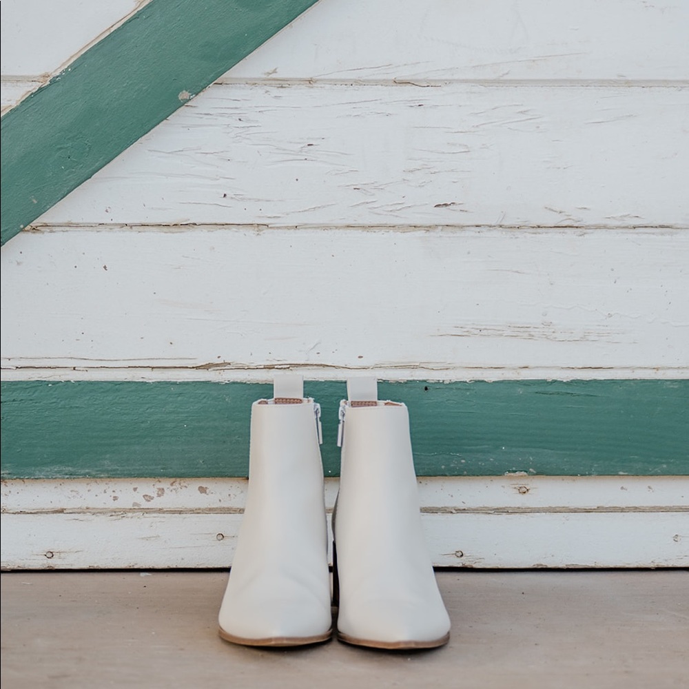 White Boho Ankle Boots Target